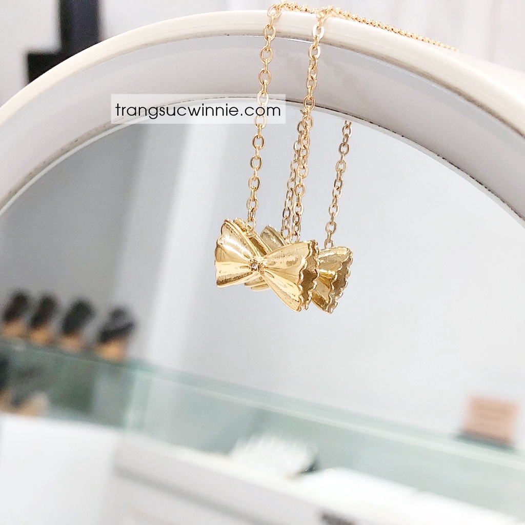 Dây chuyền nữ titan nơ Sweetie