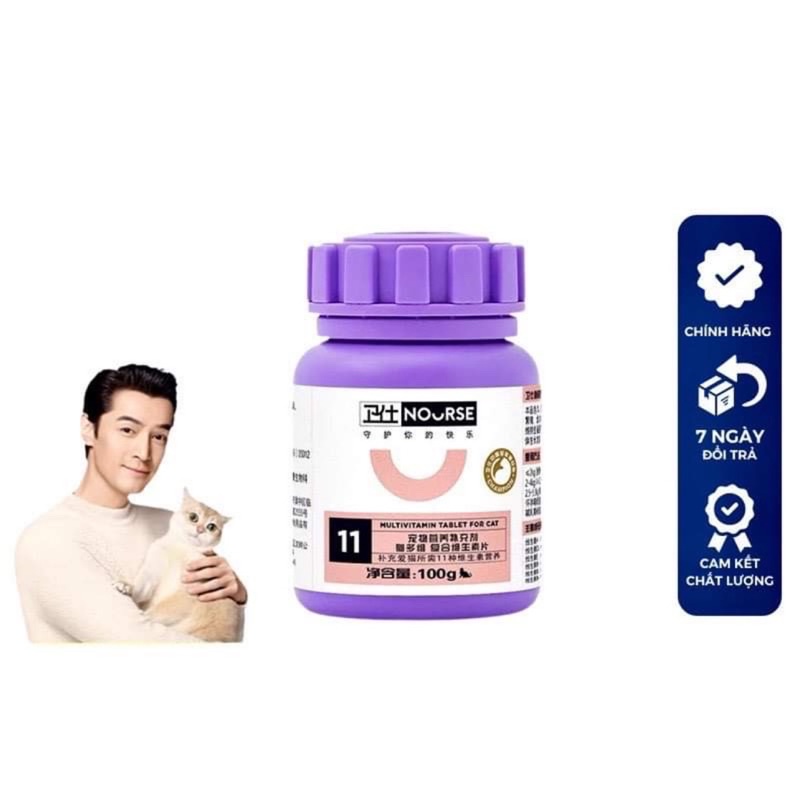 Nourse 11 Vitamin tổng hợp bổ sung dưỡng chất và kích thích ăn uống dành cho mèo