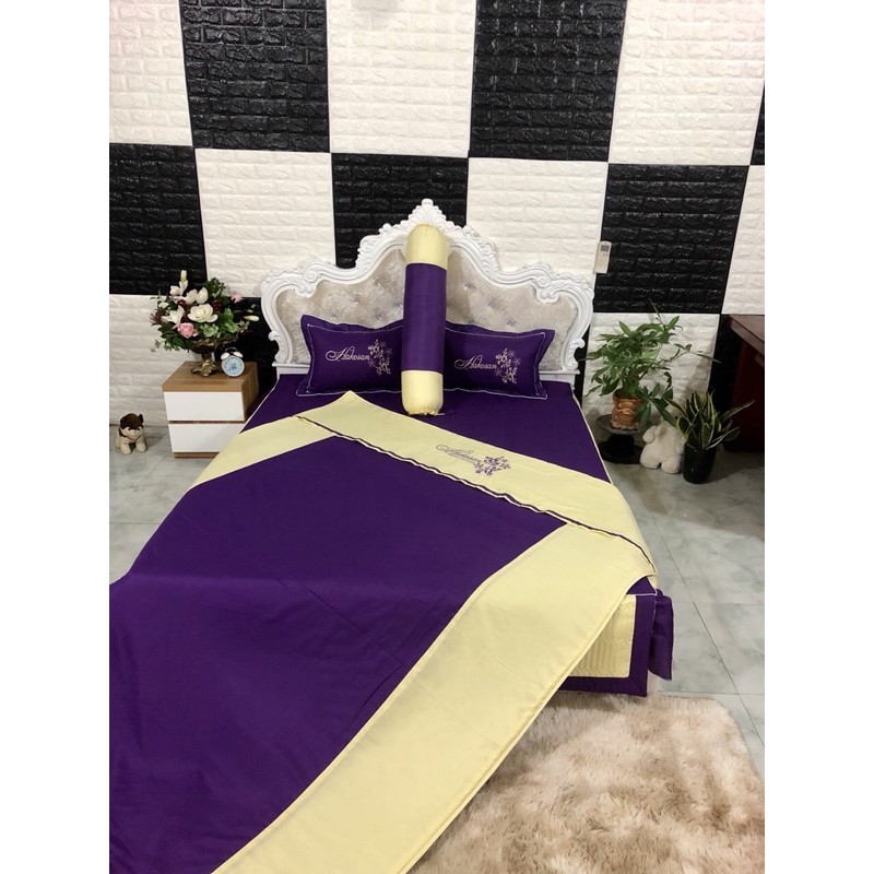 Bộ satin 7 món cao cấp(chát chọn mẫu)z | BigBuy360 - bigbuy360.vn