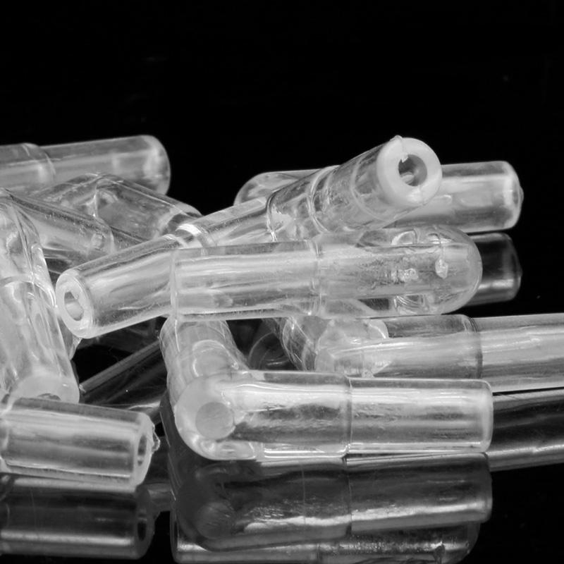 Set 10 Đầu Nối Ống Bơm Khí Bể Cá 2 Chiều Màu Trong Suốt