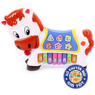 Đàn piano cho bé 🥁 GIÁ SỐC 🥁 Đàn organ cho bé đồ chơi nhạc cụ hình con vật đáng yêu ( Ngựa, thỏ, voi , bò ) - TTĐC