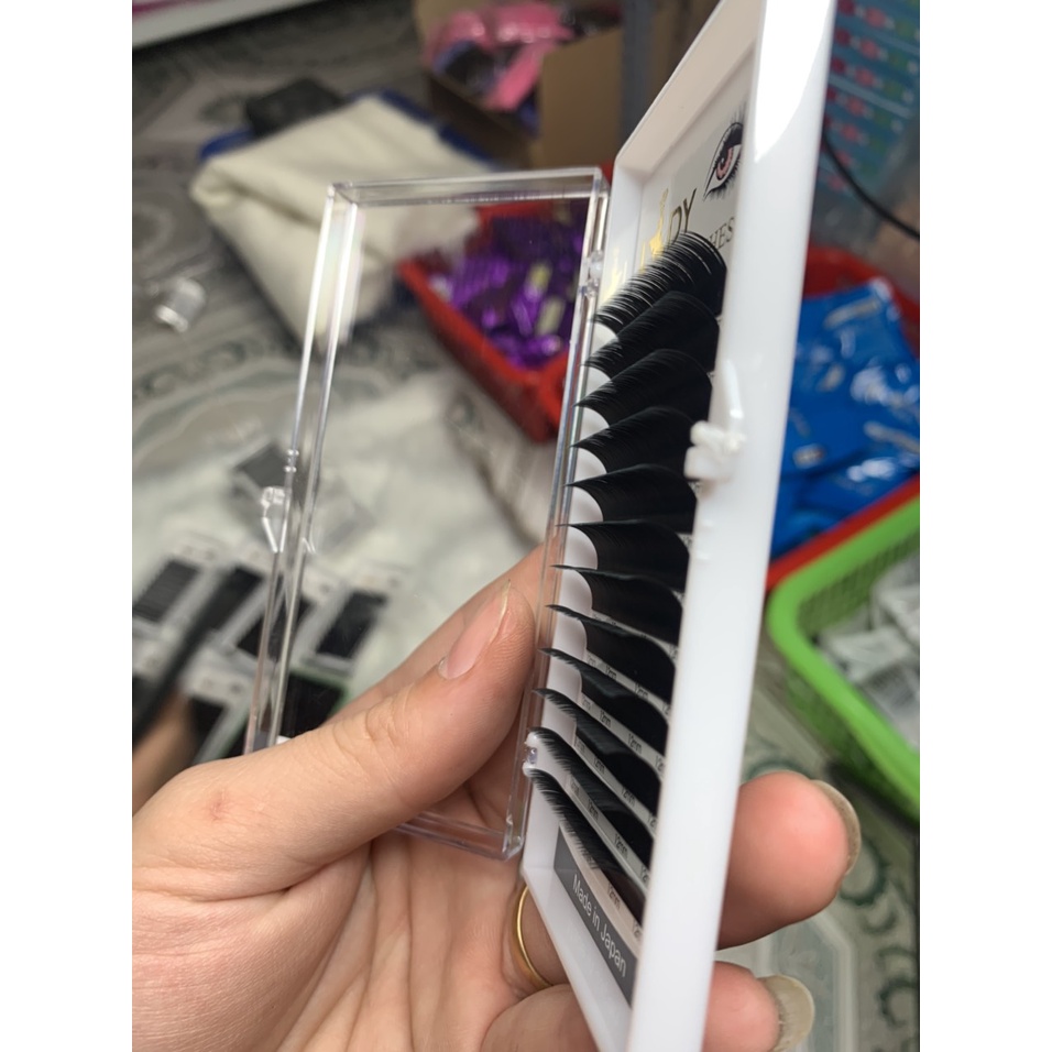 Mi khay Lady độ cong C CC D, chất mi silk Hàn, mềm dễ bắt keo, dùng để nối mi volume, classic Chuyên Mi Nail