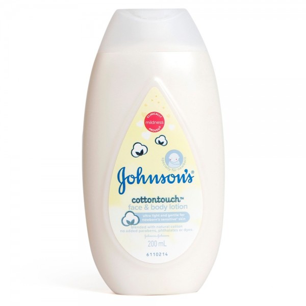 Sữa dưỡng thể Johnsons Face &amp; body Lotion Cotton Touch 200ml