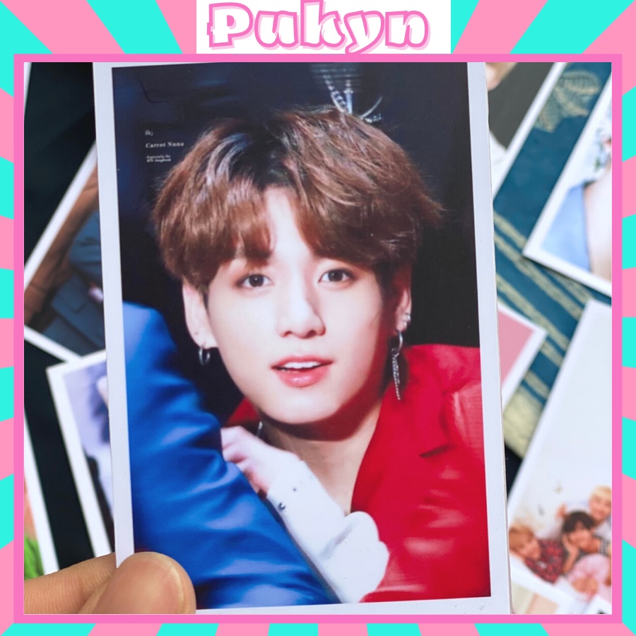 In ảnh theo yêu cầu để ví để bóp album cầm tay KT 5x7 cm ép plastic 2 mặt Pukyn AV01