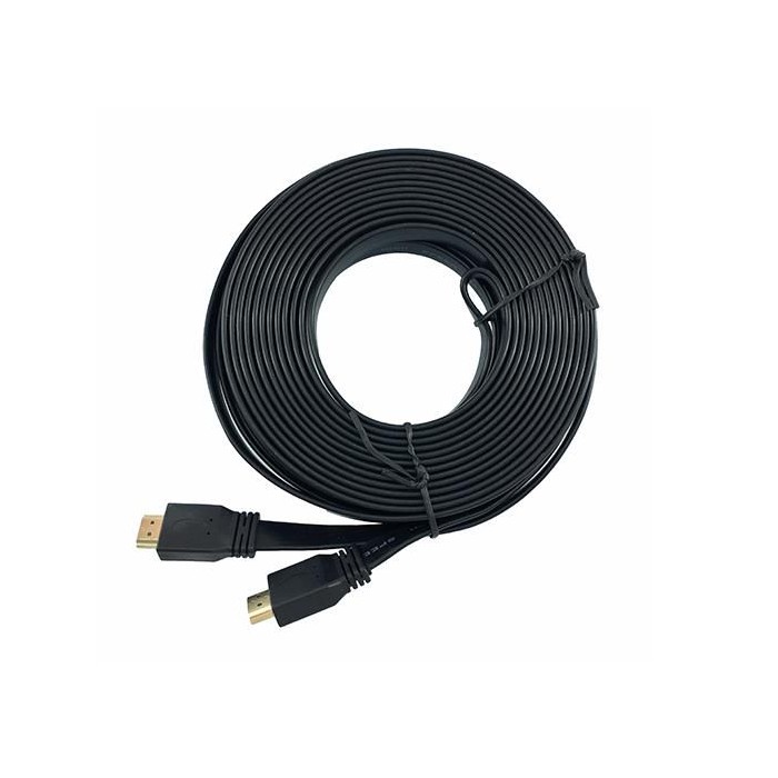 Dây HDMI 10m siêu mỏng dẹt bằng cao su truyền dẫn tín hiệu hình ảnh âm thanh cực tốt - HDMI dẹt 10m - Hàng chính hãng