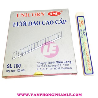 Lưỡi dao nhỏ Unicorn (Hộp nhỏ 10 Lưỡi)