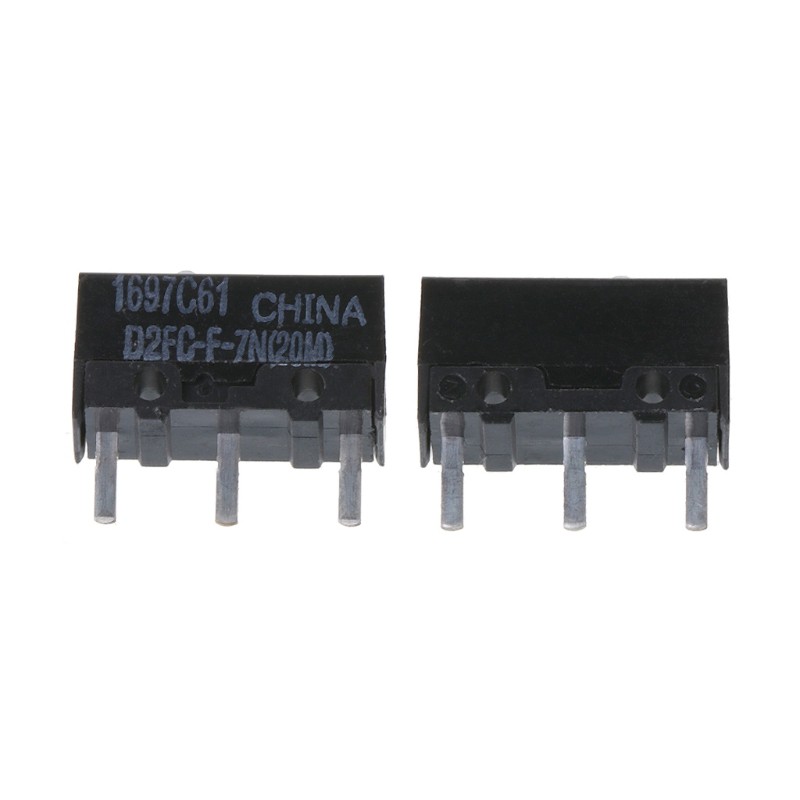 2Pcs Original OMRON Mouse Micro Switch D2FC-F-7N 20m for Logitech RAZER