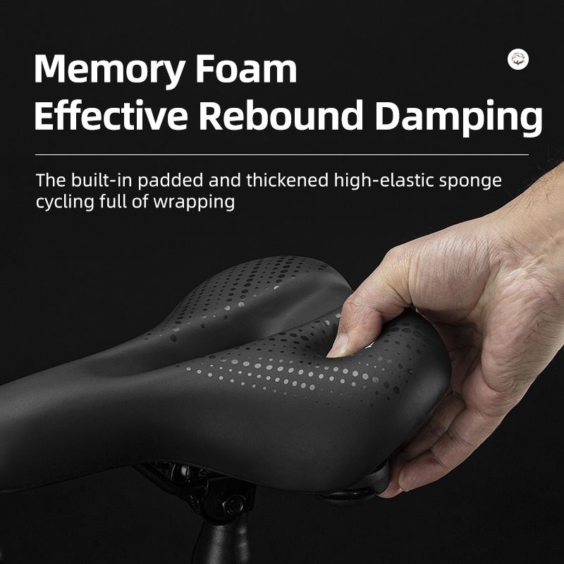 Rockbros Yên Xe Đạp Leo Núi Thoáng Khí Chống Sốc Chuyên Dụng