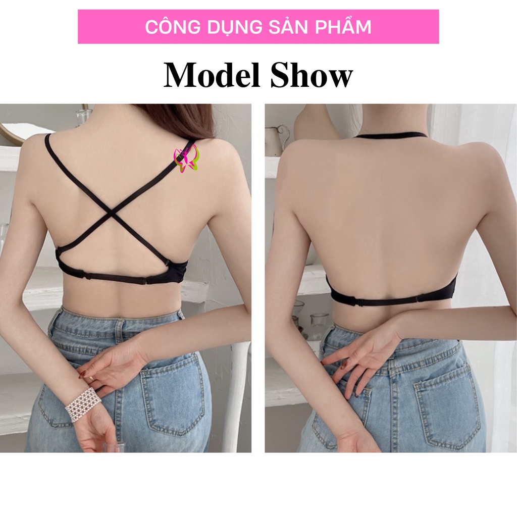 Áo bra su đúc hở sâu phần lưng, dây mặc 4 kiểu cao cấp, thiết kế đơn giản, trẻ trung, dễ phối đồ (MS 04035) Anna Shop