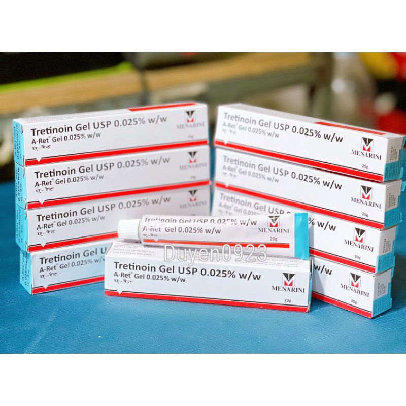 Gel Tretinoin Aret 0.025% hỗ trợ giảm mụn