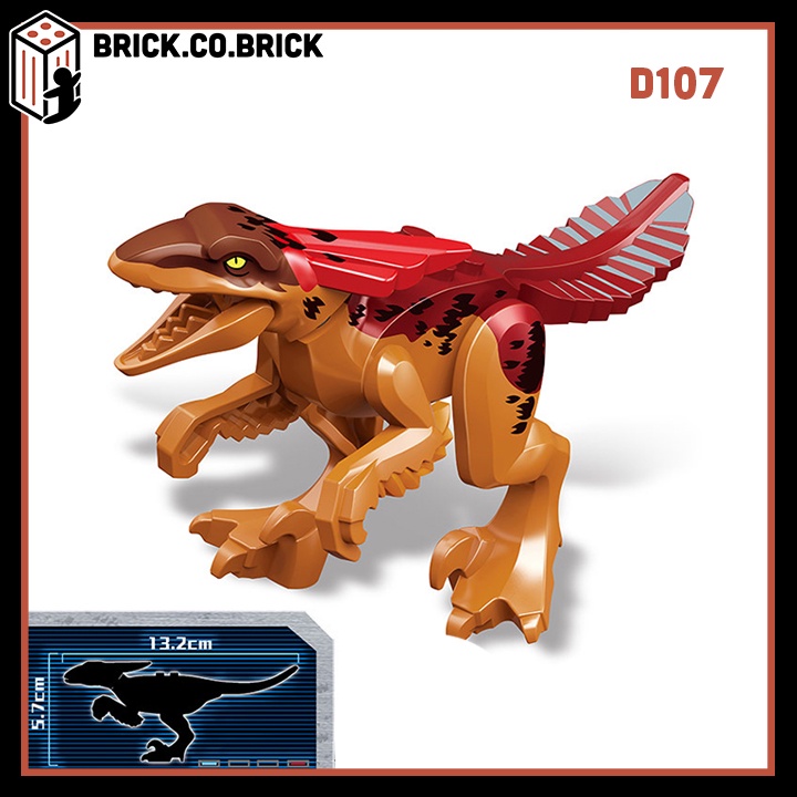 Lắp ráp Khủng Long Mô hình Dinosaur Đồ chơi Tiền sử Jurassic World Dominion Lãnh Địa mới D102 D110