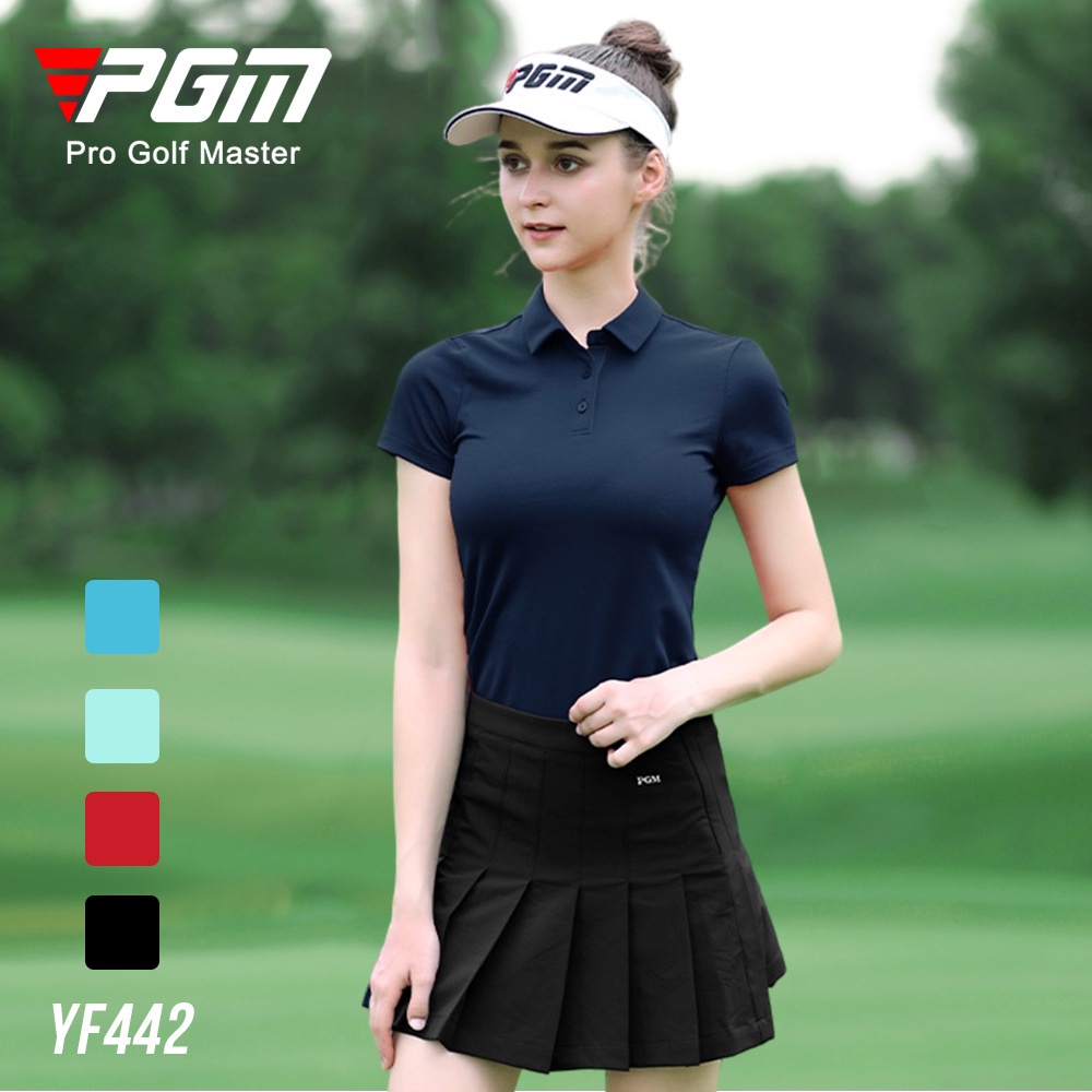 Áo Thun Chơi Golf Tay Ngắn Dáng Ôm Nhanh Khô Thoáng Khí Thời Trang Mùa Hè Cho Nữ YF442