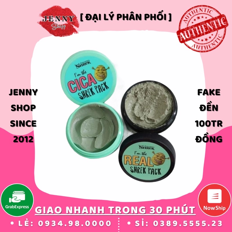 Mặt Nạ Đất Sét Olive Young X Dream Works I'm The Real Shrek Pack - Pink Pack - White Pack