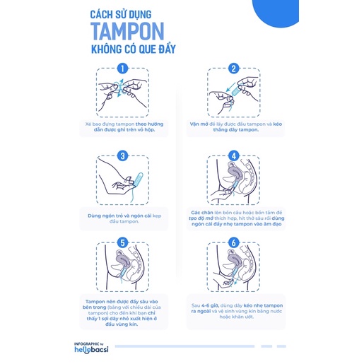 Tampon Jessa Đức đủ size 6-4-3 giọt - Tampon hàng Đức vệ sinh an toàn khô thoáng và sạch sẽ | Đủ bill Đức