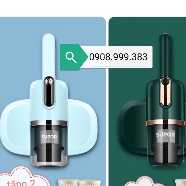 Máy hút bụi mịn SUPOR đa chức năng có đèn UV sát khuẩn diệt bọ li ti