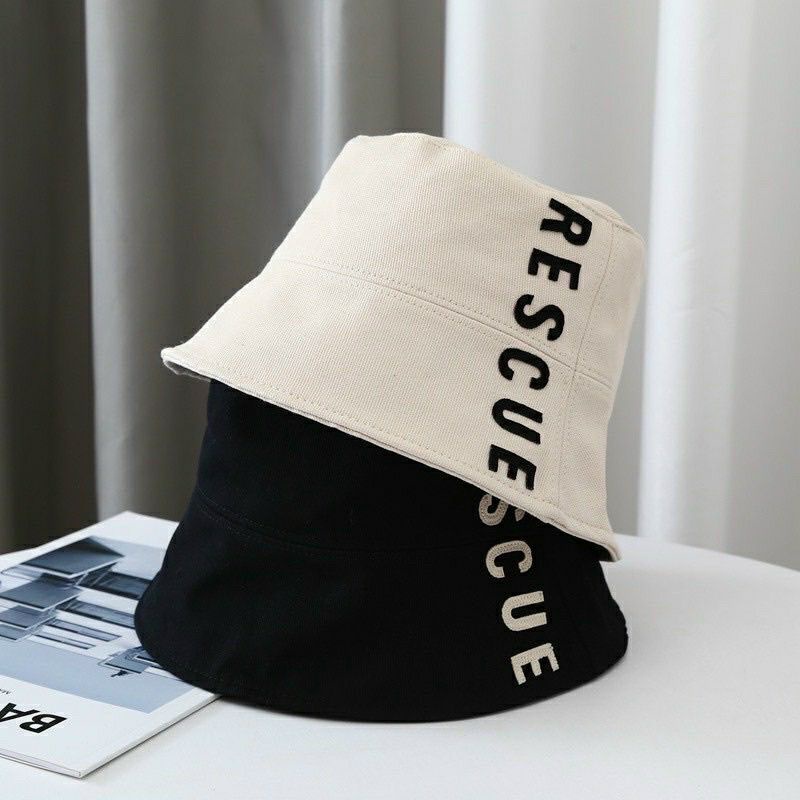 Mũ bucket cụp RESCUE ulzzang form unisex nam nữ.
