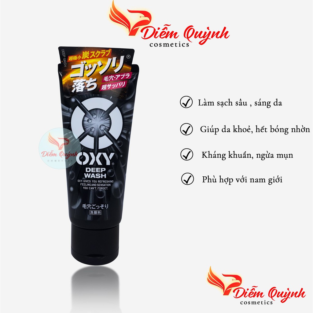 Sữa Rửa Mặt Oxy Deep Wash Nhật Bản 130g