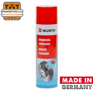 Chai Xịt Vệ Sinh Thắng Wurth Brake Cleaner 500ml