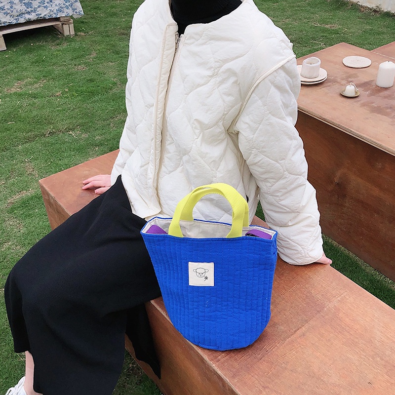 Túi ENVIROSAX vải canvas dây rút dáng tròn nhỏ xinh sành điệu