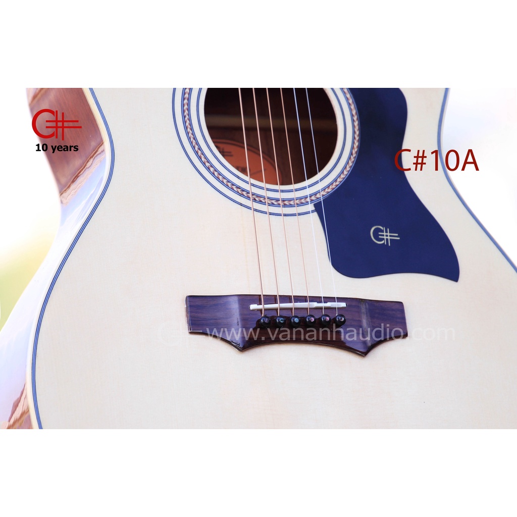 Đàn Guitar Acoustic C#10A (TẶNG BAO DA, CAPO, PHÍM GẢY)