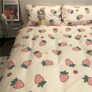 SET 4 MÓN COTTON POLY DÂU TÂY CUTE