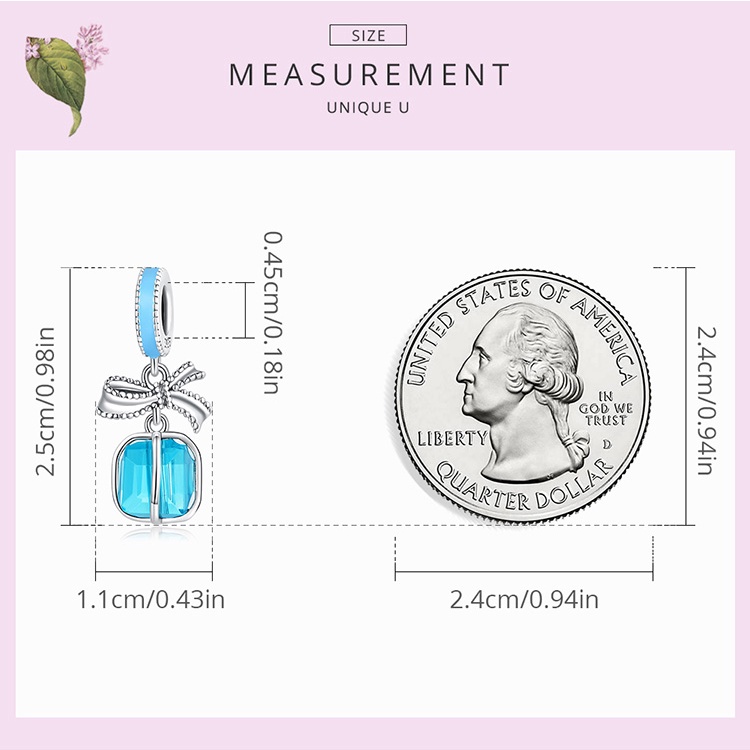 Mặt dây chuyền Bamoer bằng bạc 925 nhiều mẫu mã thời trang cho nữ