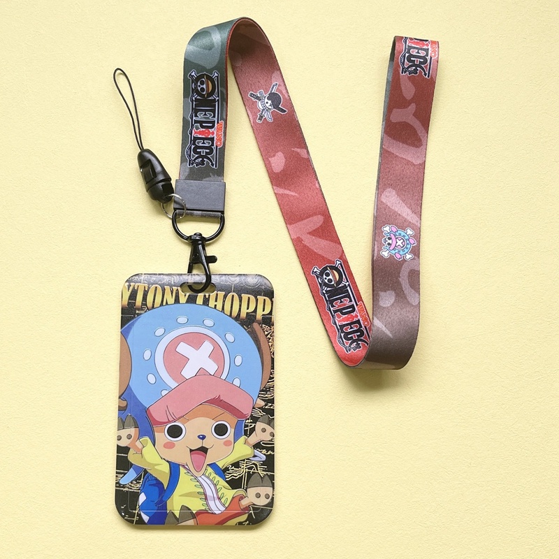Dây Đeo Thẻ Học Sinh In Hình One Piece Đẹp Mắt