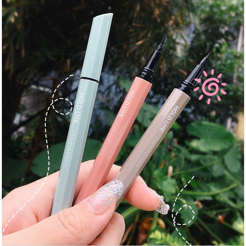 Bút Kẻ Mắt Dạ Siêu Mảnh Lâu Trôi HOLD LIVE Superfine Natural Eyeliner HL390 - HOLDLIVE