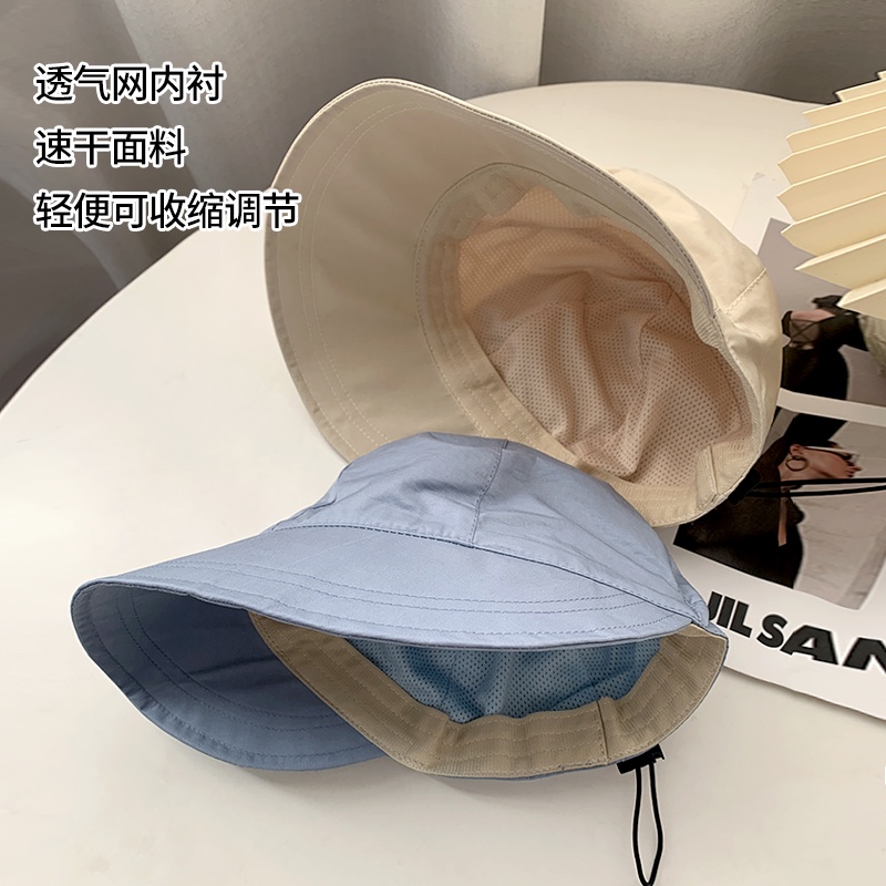 Mũ Bucket Mỏng Thoáng Khí Thời Trang Mùa Hè Cho Nữ