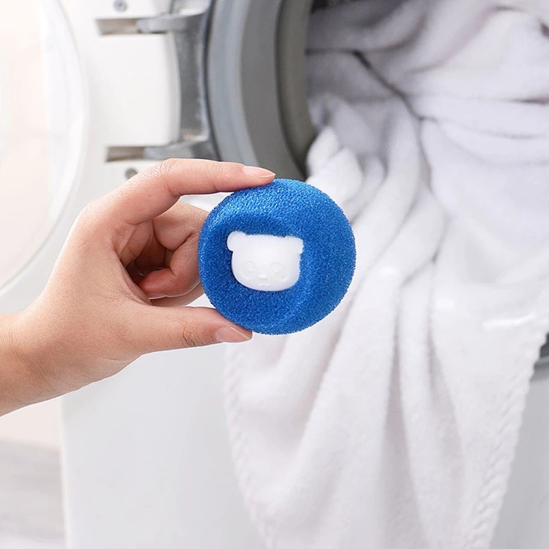Bóng Xốp Lọc Loại Bỏ Tóc / Xơ Vải Bẩn Có Thể Tái Sử Dụng Cho Máy Giặt