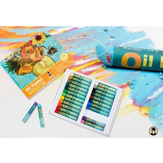 Bộ màu Sáp Dầu nặng cao cấp Oil Pastel MAIRTINI 24 màu