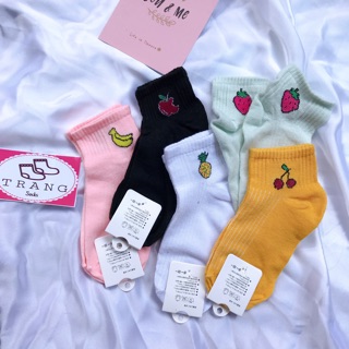 Tất ngắn cổ Hoa quả Sweet
