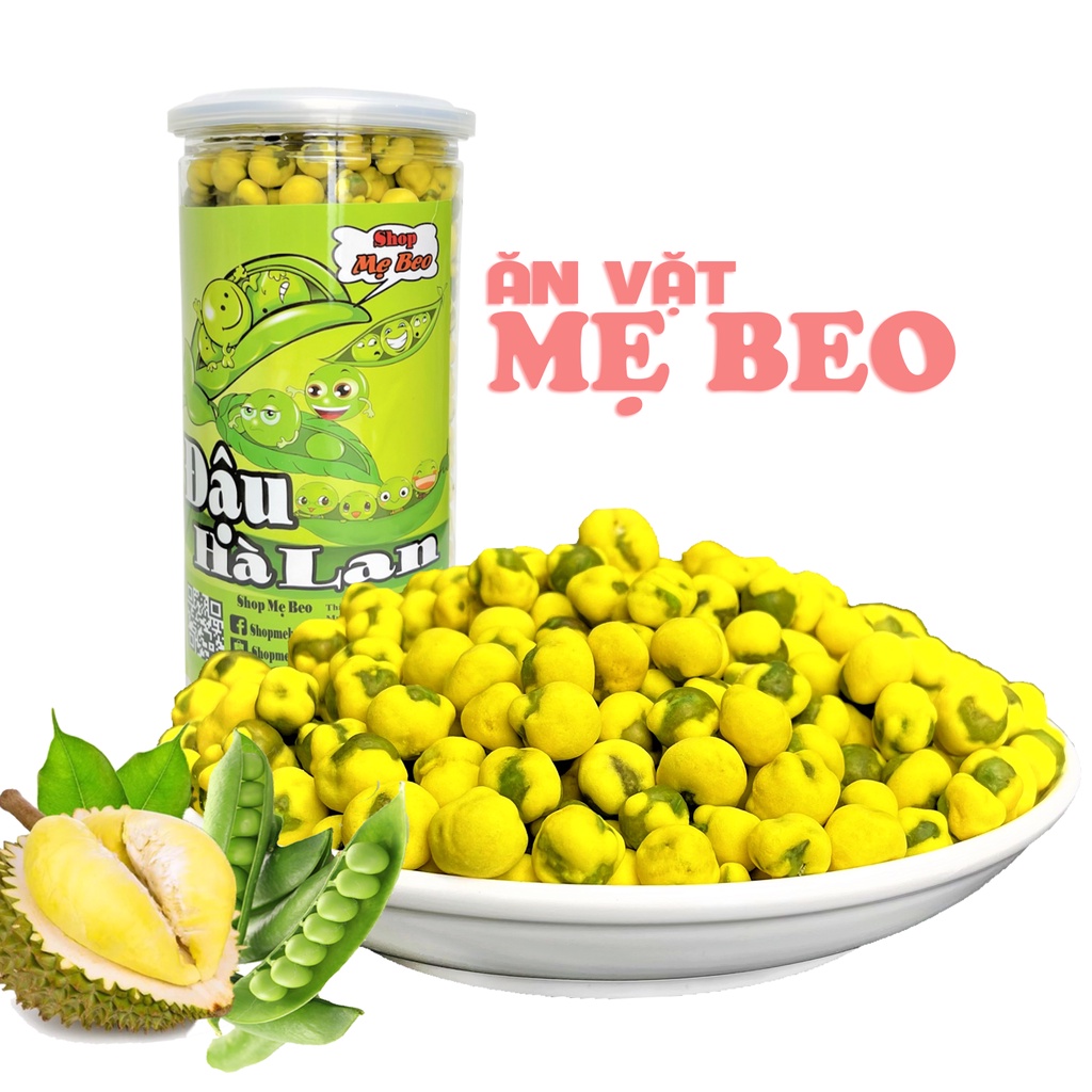 Đậu hà lan vị Sầu Riêng 450Gr ăn vặt cực ngon