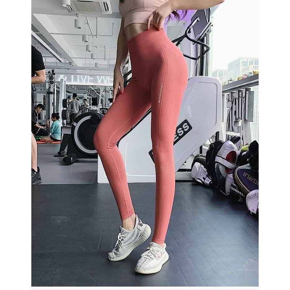 Quần Tập Gym Nữ, Quần Dệt Naqi Cao Cấp SIze S/M ,L/XL Q042 [ Hỗ Trợ Đổi Trả Miễn Phí ]