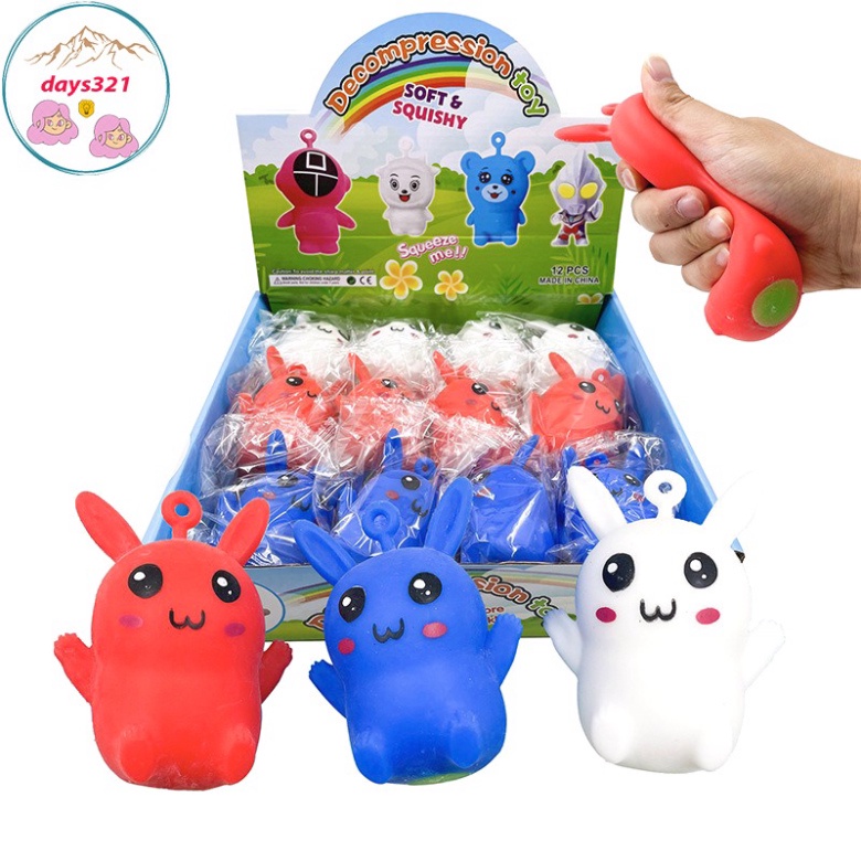 Squishy PIKACHU 4 màu Mochi mềm mịn dễ thương chân thực giảm stress co dãn đàn hồi ngộ nghĩnh bóp giải trí