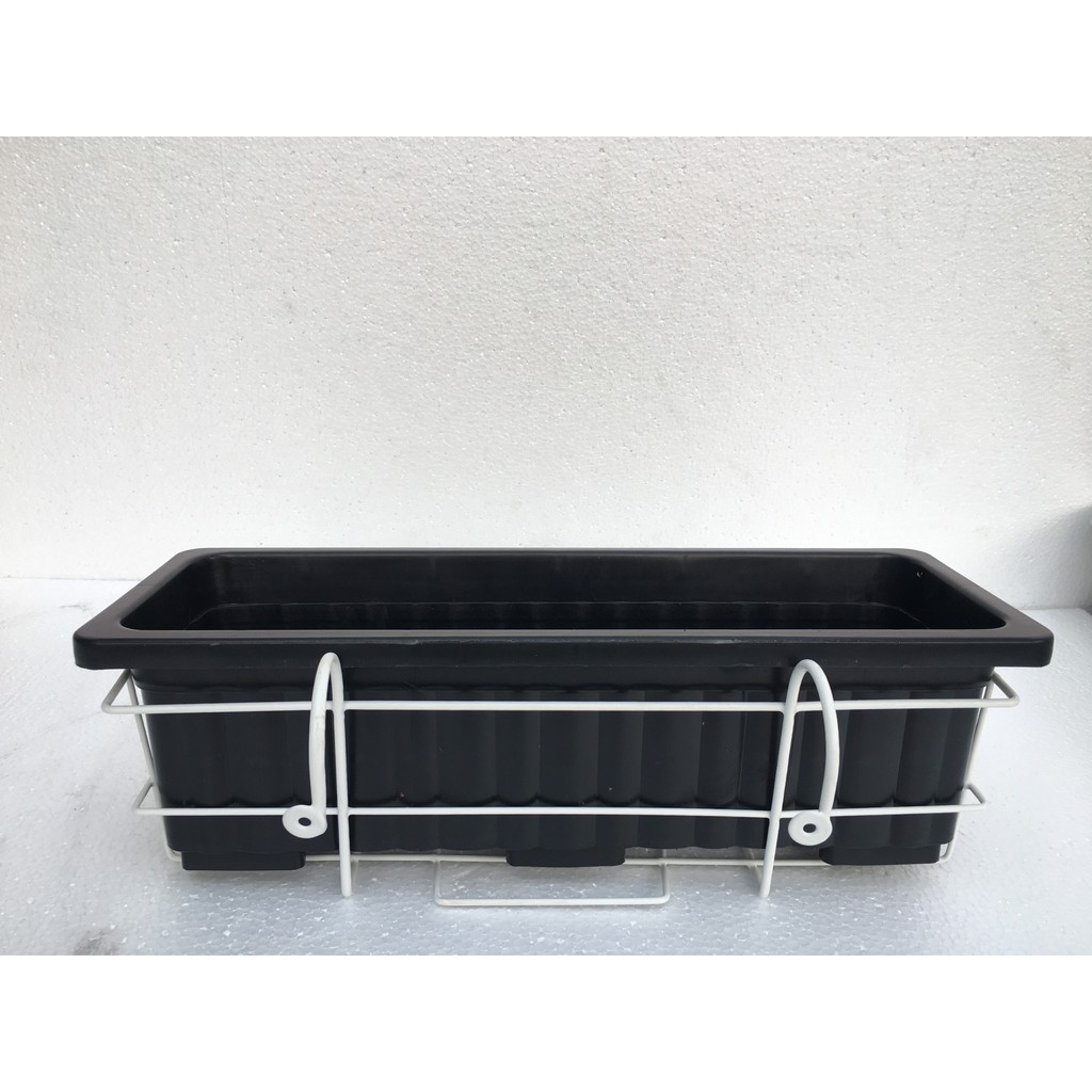 MÓC TREO CHẬU TRỒNG RAU HOA TRANG TRÍ (KT : 60X21X18cm)