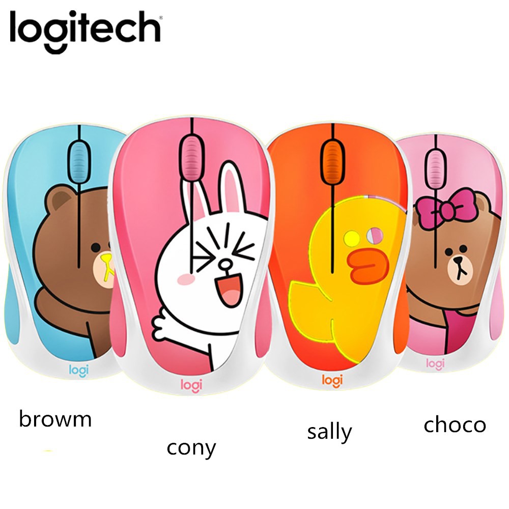 Logitech LINE FRIENDS with super nice office optical sensor and home computer Mini mouse