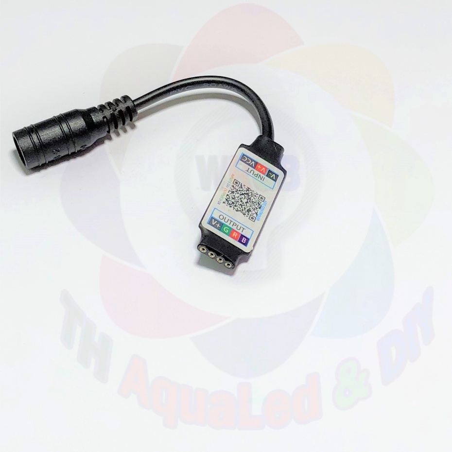 Controller RGB mini dùng App điện thoại, Bộ điều khiển đèn LED 3 kênh đa năng