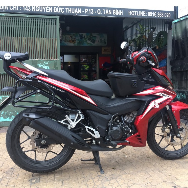 Bộ Baga Givi Gắn Thùng Hông Givi Cho Xe Honda Winner Và Winner X V1, V2, V3 - Baga Hông GIVI SBL RS150R - Bạn Phượt