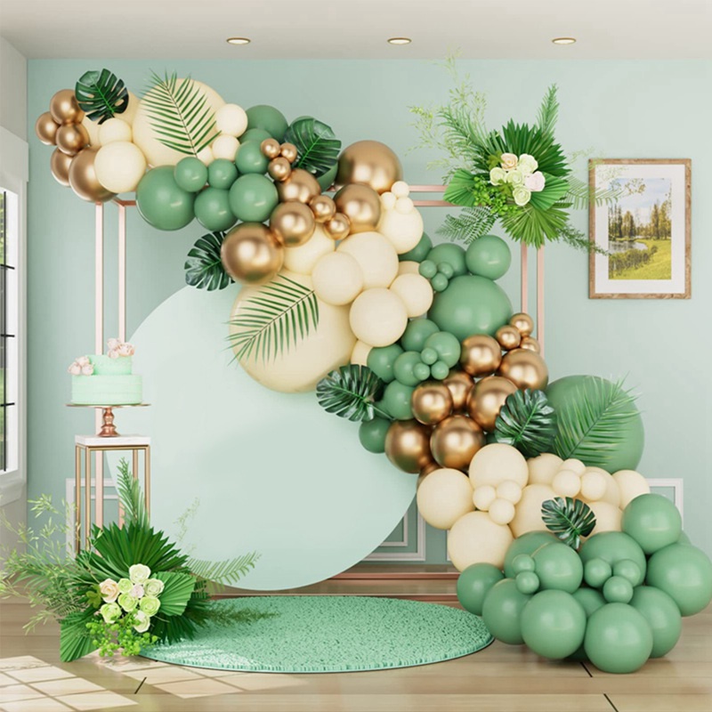 Bộ Phụ Kiện Bong Bóng Trang Trí Tiệc Sinh Nhật/Đám Cưới Phong Cách Vintage