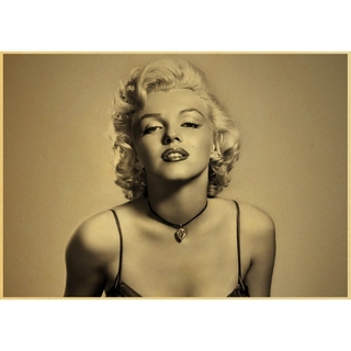 Poster Marilyn Monroe phong cách vintage