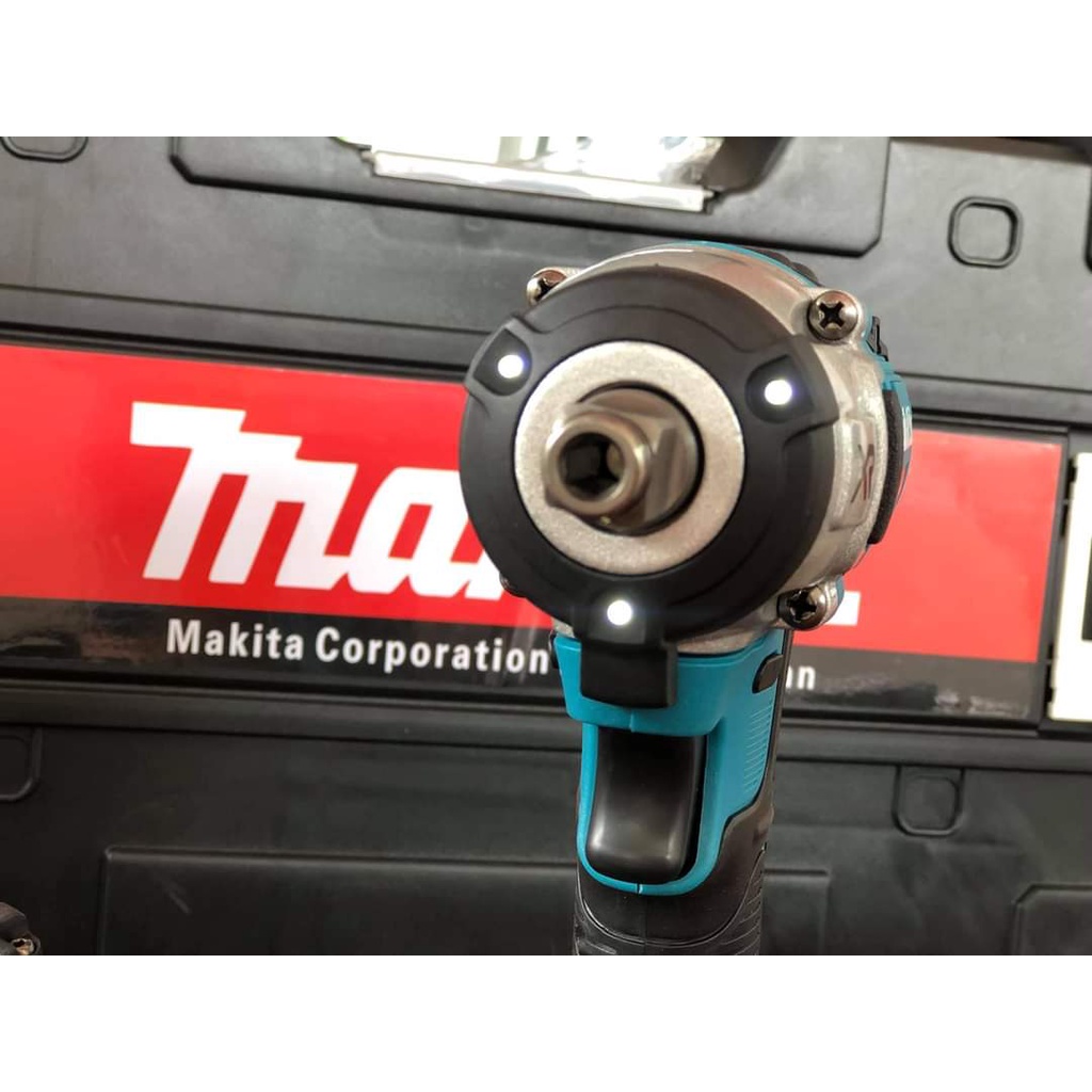 Máy siết bulong pin cầm tay MAKITA cao cấp động cơ không chổi than - Tặng kèm phụ kiện