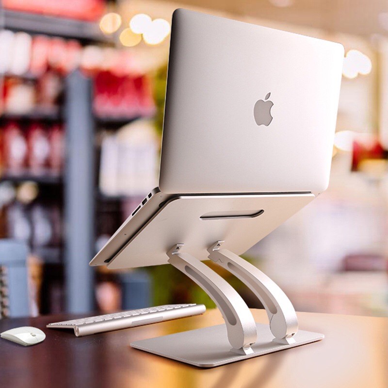 Giá đỡ laptop stand nhôm nguyên khối  D2 D3 điều chỉnh độ cao cho máy tính xách tay và macbook D2 D3