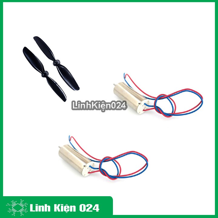 Động Cơ Máy Bay Coreless 8520+Cánh 75mm (1 Đôi )