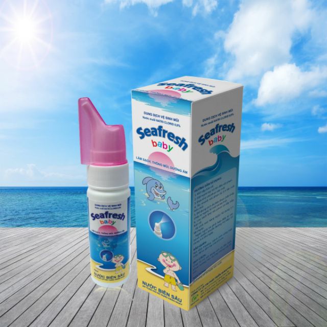 Nước muối biển sâu seafresh baby xịt mũi trẻ em