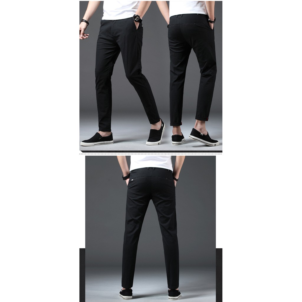 Quần kaki nam kiểu dáng hàn quốc