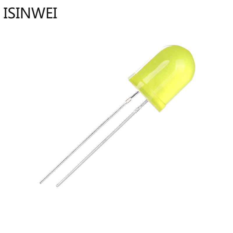 Set 10 điốt led điện tử 10MM F10 nhiều màu tùy chọn