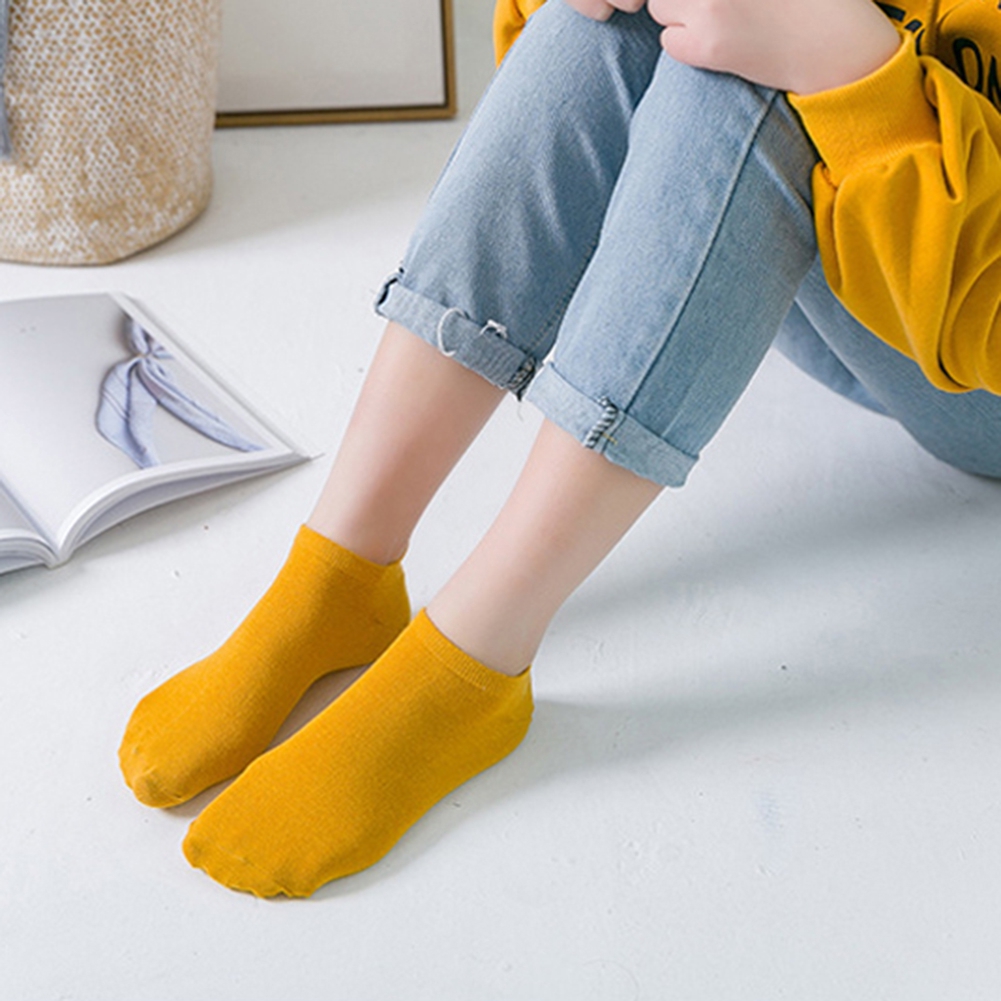 Cặp vớ cotton nhiều màu sắc thời trang cho nữ