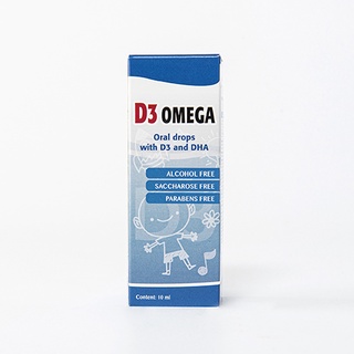 Siro D3 Omega - Hỗ trợ phát triển trí tuệ, chiều cao cho trẻ chính hãng Italy chai 10ml