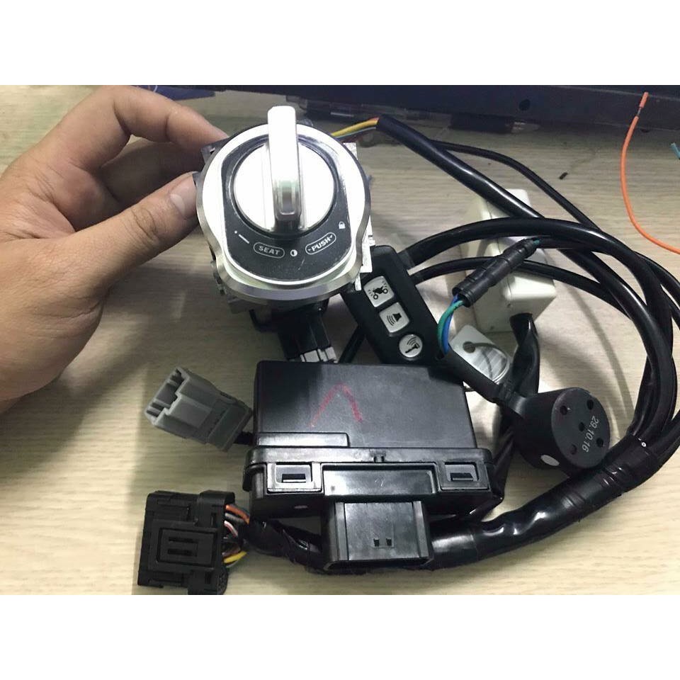 Khóa smartkey dành cho xe Winner, Wave, Future núm CNC